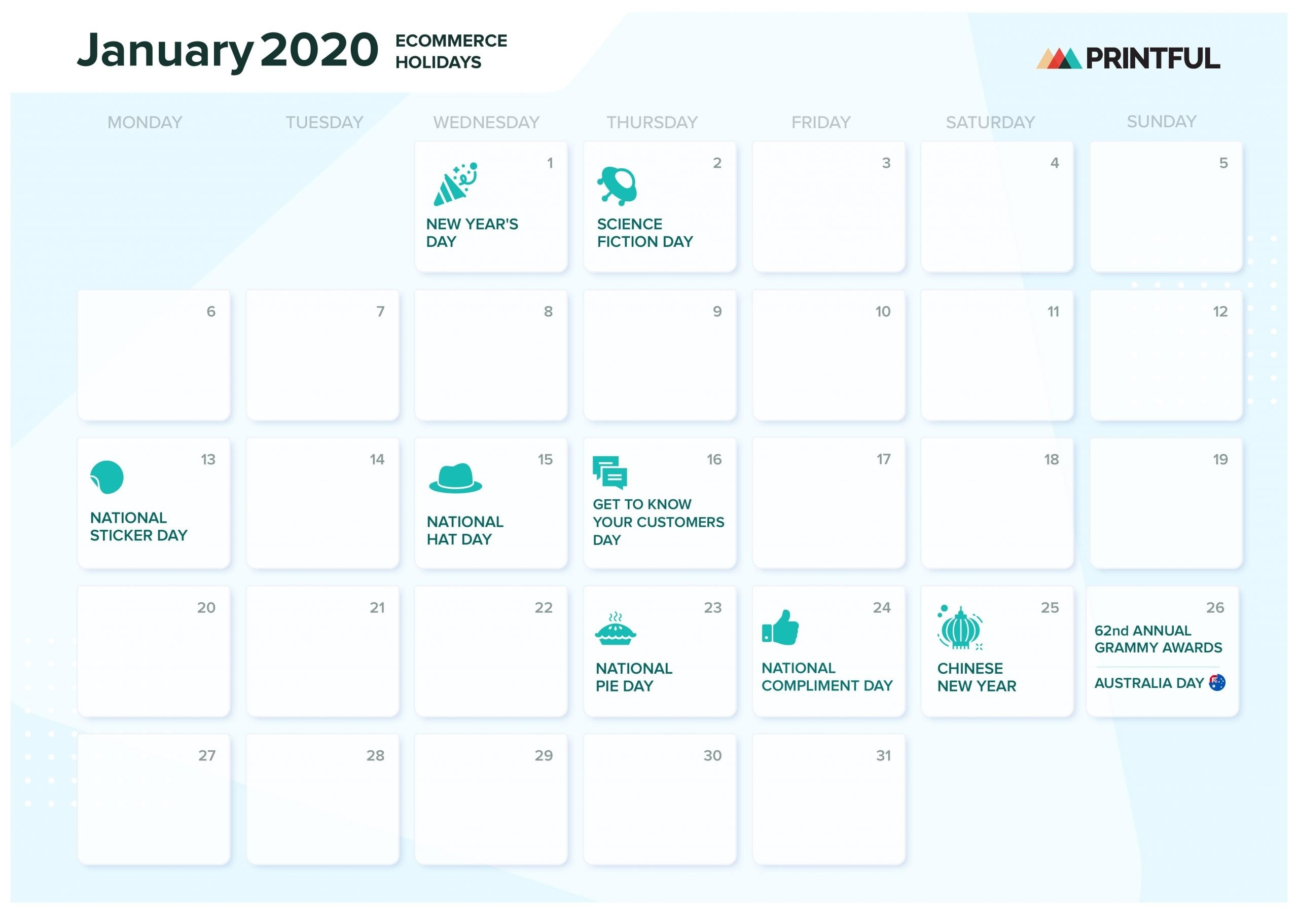 The Ultimate 2020 Ecommerce Holiday Marketing Calendar-August 2020 Food Holidays Usa