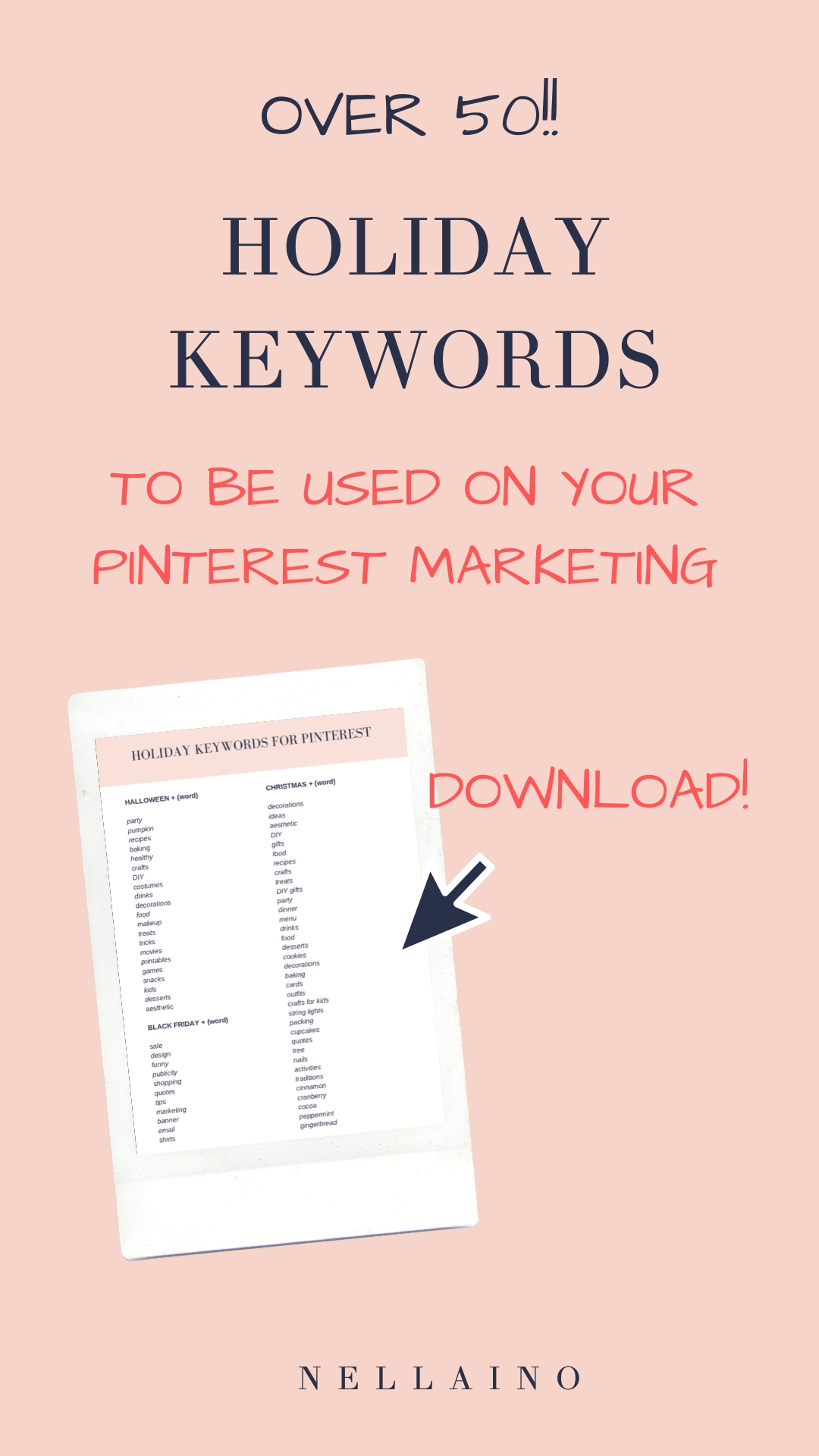 Updated For 2019 And 2020! - 50+ Holiday Pinning Keywords-2020 Food Holidays List