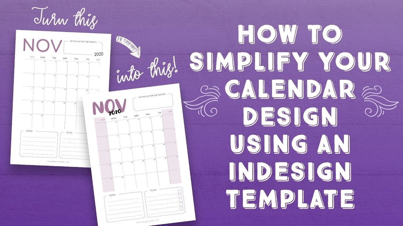 2020 Calendar Indesign Template For Commercial Use-Template-2020 Calendar Template Indesign