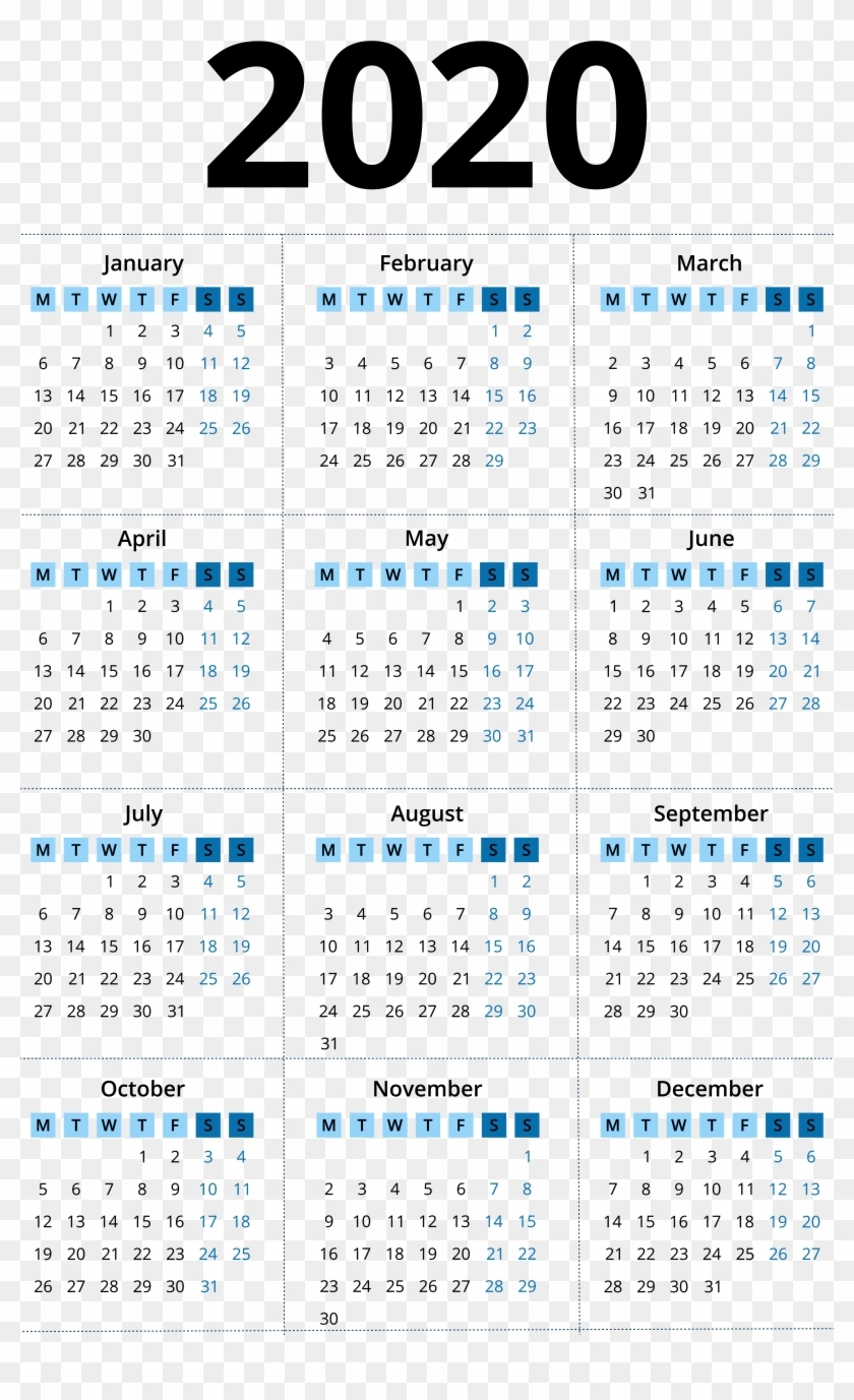 2020 Calendar Png Image - 2014 Calendar Year Clipart-Payroll Calendar Template 2020