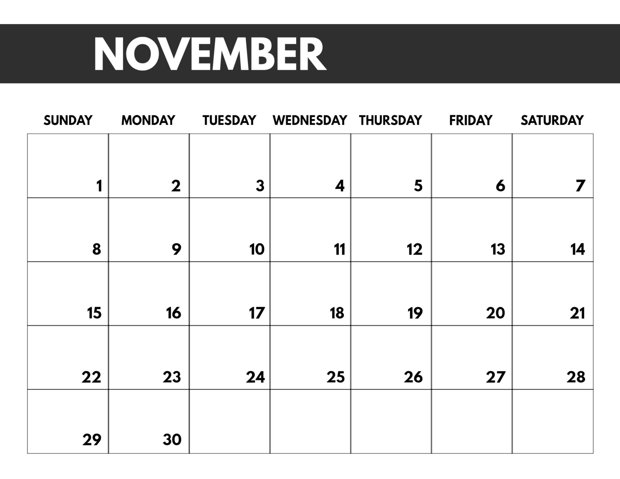 2020 Free Monthly Calendar Template - Paper Trail Design-Blank Calendar December 2020 Letter Size