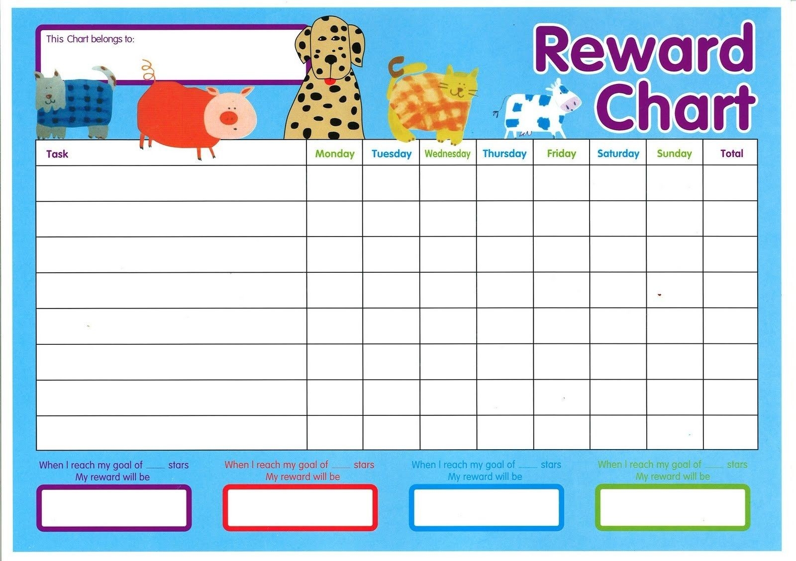 monthly behavior charts printable calendar template printable