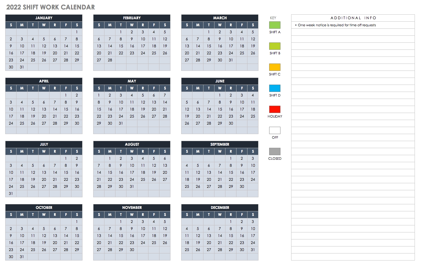 Free Excel Calendar Templates-Payroll Calendar Template 2020