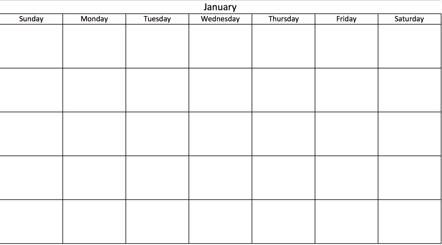 Free, Printable Excel Calendar Templates For 2019 &amp; On-Blank Calendar Template No Dates