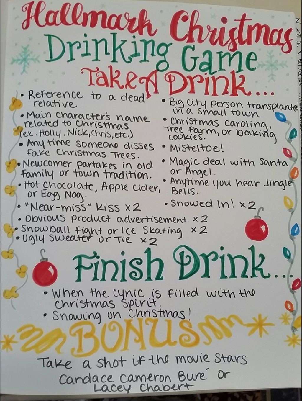 This Hallmark Christmas Movie Drinking Game Officially Wins-What Are Hallmark Holidays