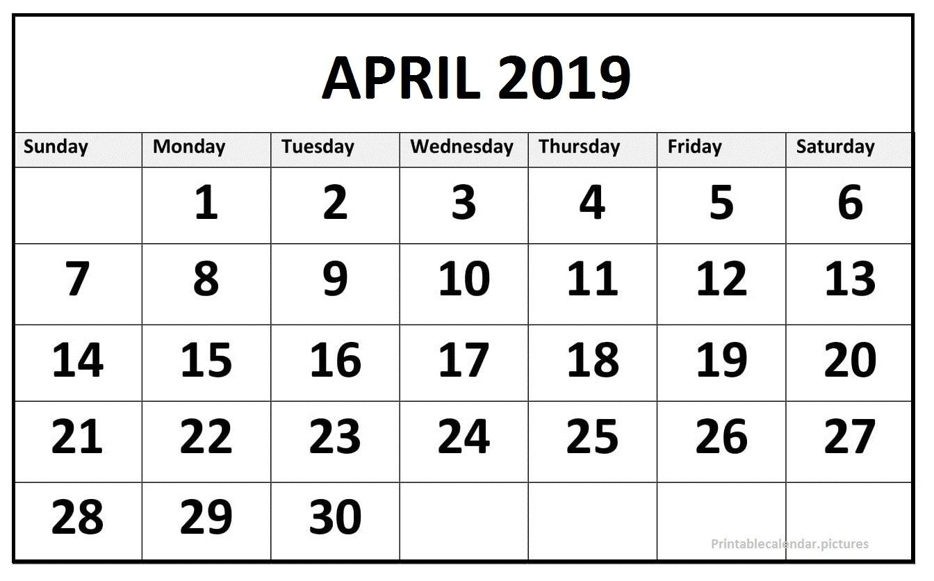 159 Best April 2019 Calendar Images | 2019 Calendar-Blankcalendar Week Of 7/22