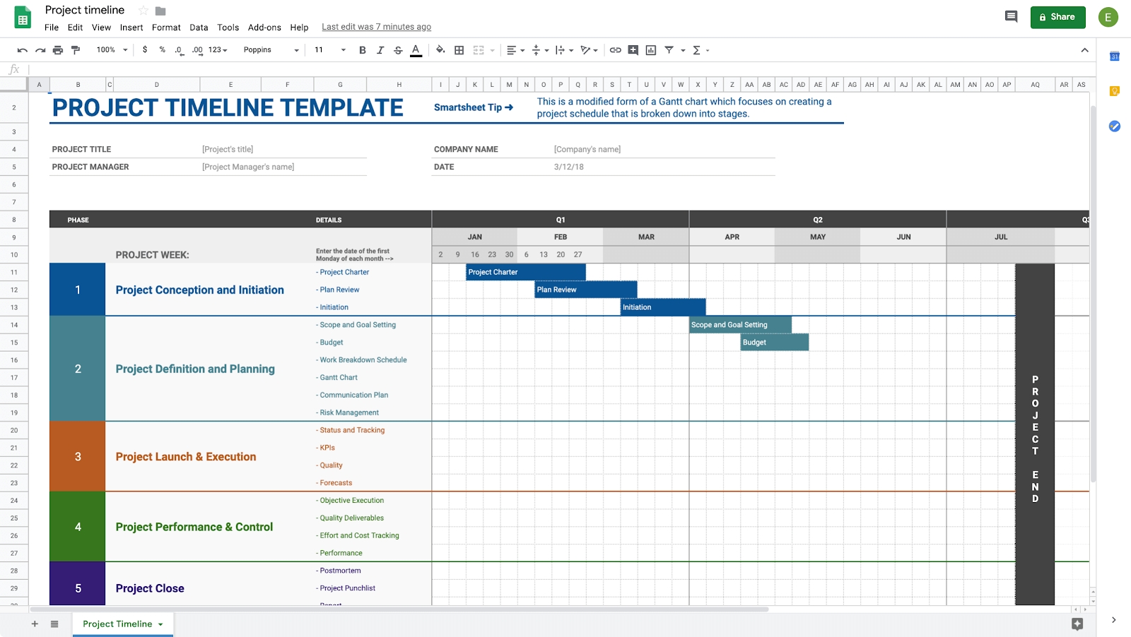 How To Create A Calendar In Google Docs | Copper-Calendar Template For Google Sheets