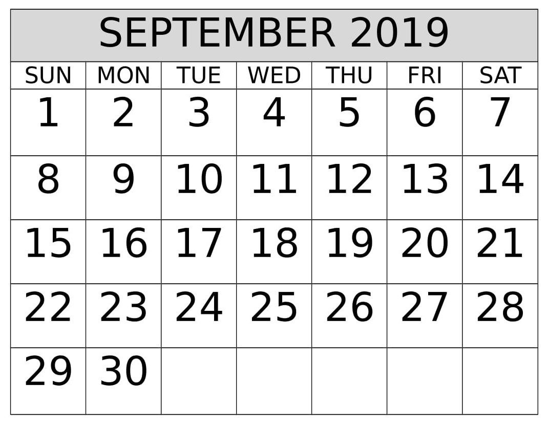 September 2019 Calendar Wallpapers – Wallpaper Cave-Blankcalendar Week Of 7/22
