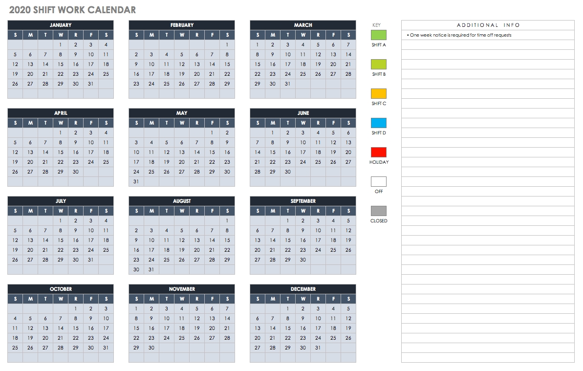 2019 And 2020 Calendar Template Fill In | Calendar Template Printable Monthly Yearly-Fill In Year Calendar Template