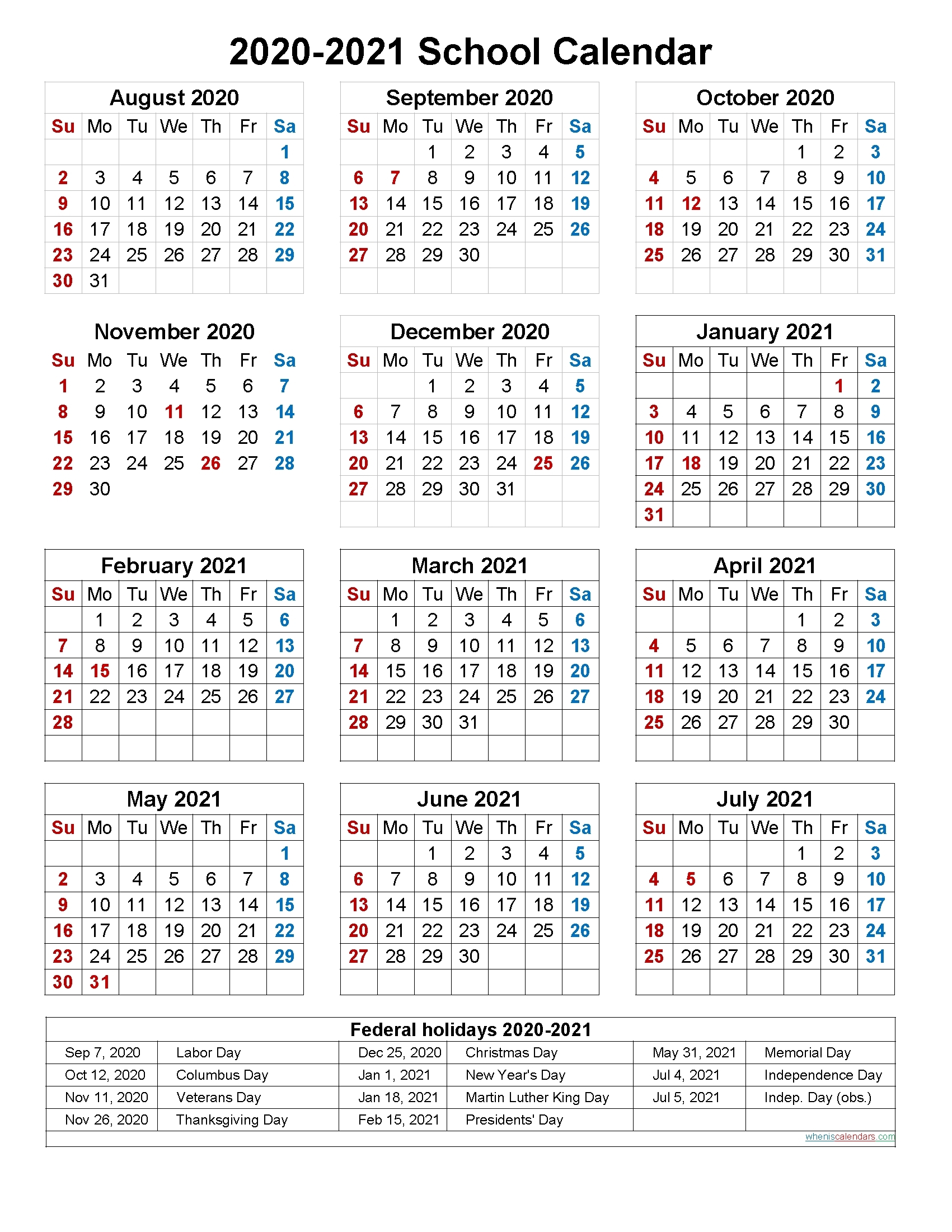 2020 2020 Academic Calendar Template | Calendar Template 2020-Calendar For Shift Work 2021