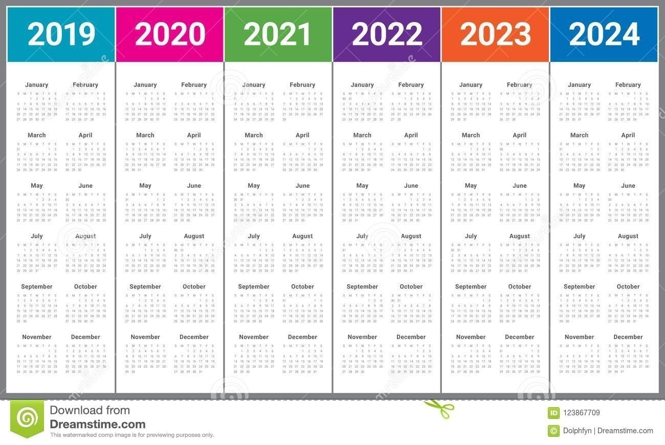 3 Year Calendar 2021 To 2023 | Calendar Template Printable