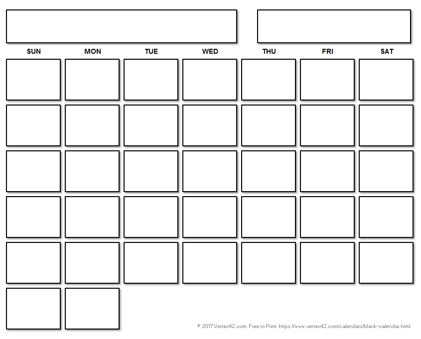 Printable Calendar Fill In - Dari Coralyn