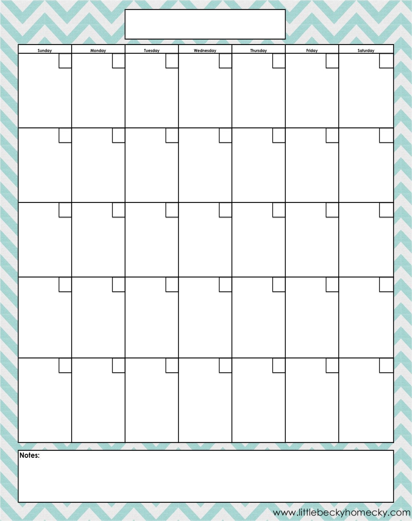 Free Fill In Printable Calendars Calendar Template Printable