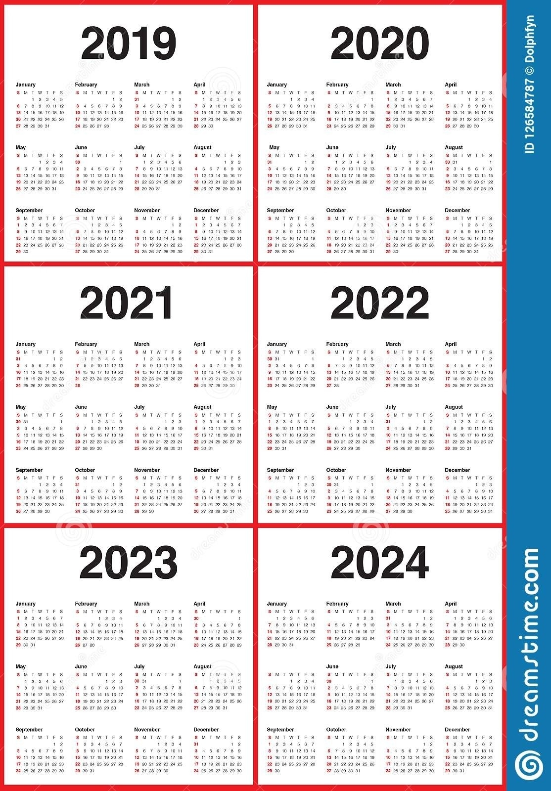 Dashing 3 Year Calendar 2020 To 2022 • Printable Blank Calendar Template-3 Year Calendar 2021 To 2023