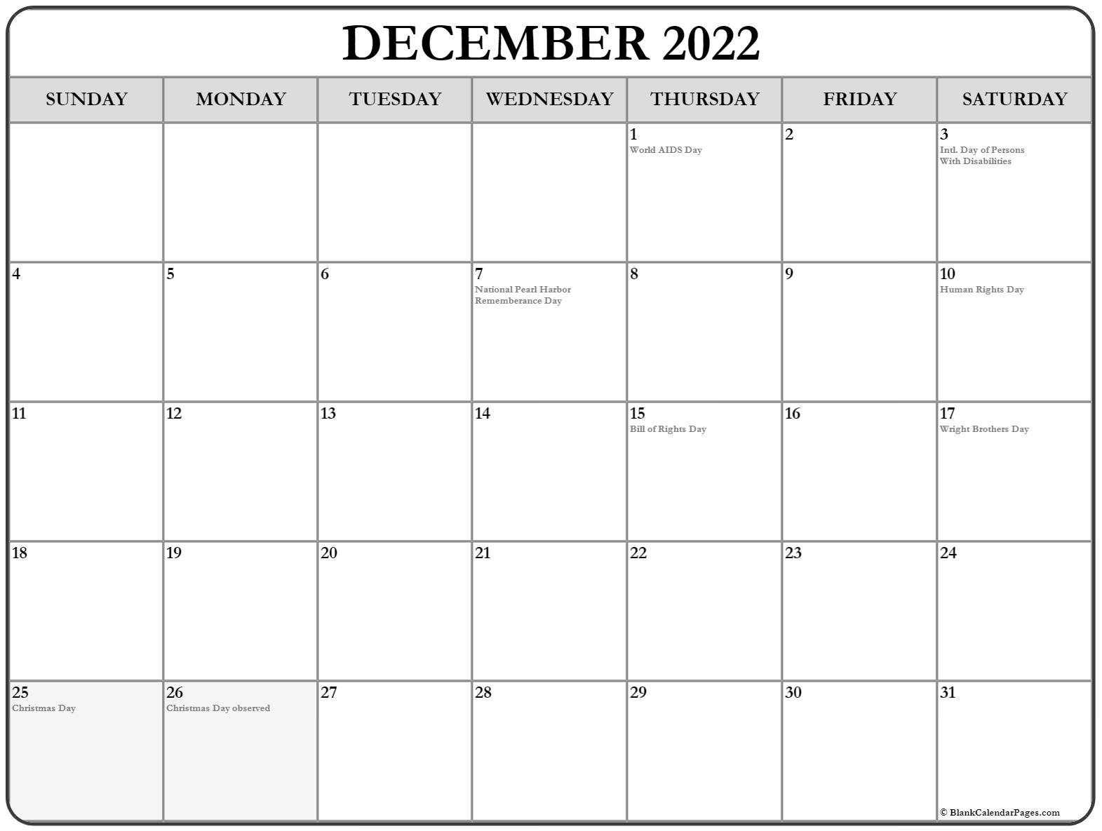 December Calendar 2021 All Free Printable Vertex ...
