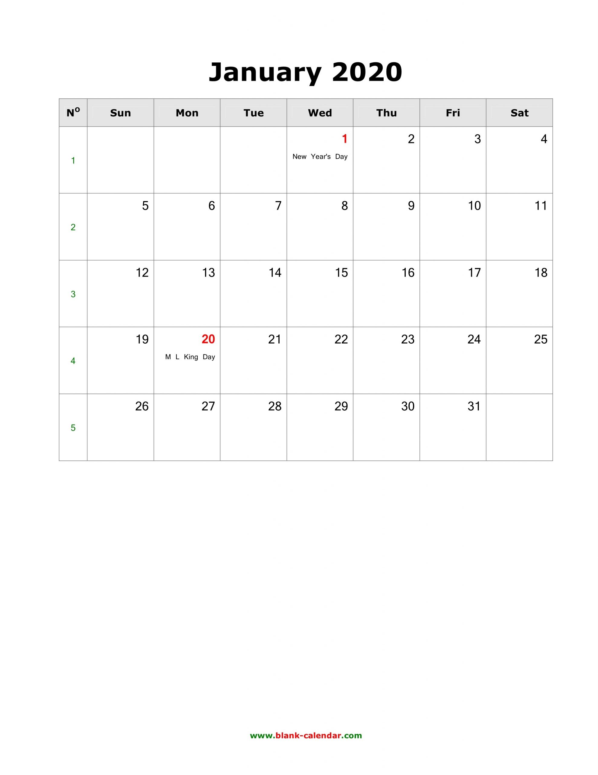 Fill In Printable Calendar 2020 Monthly | Calendar Template Printable Monthly Yearly-Fill In Year Calendar Template