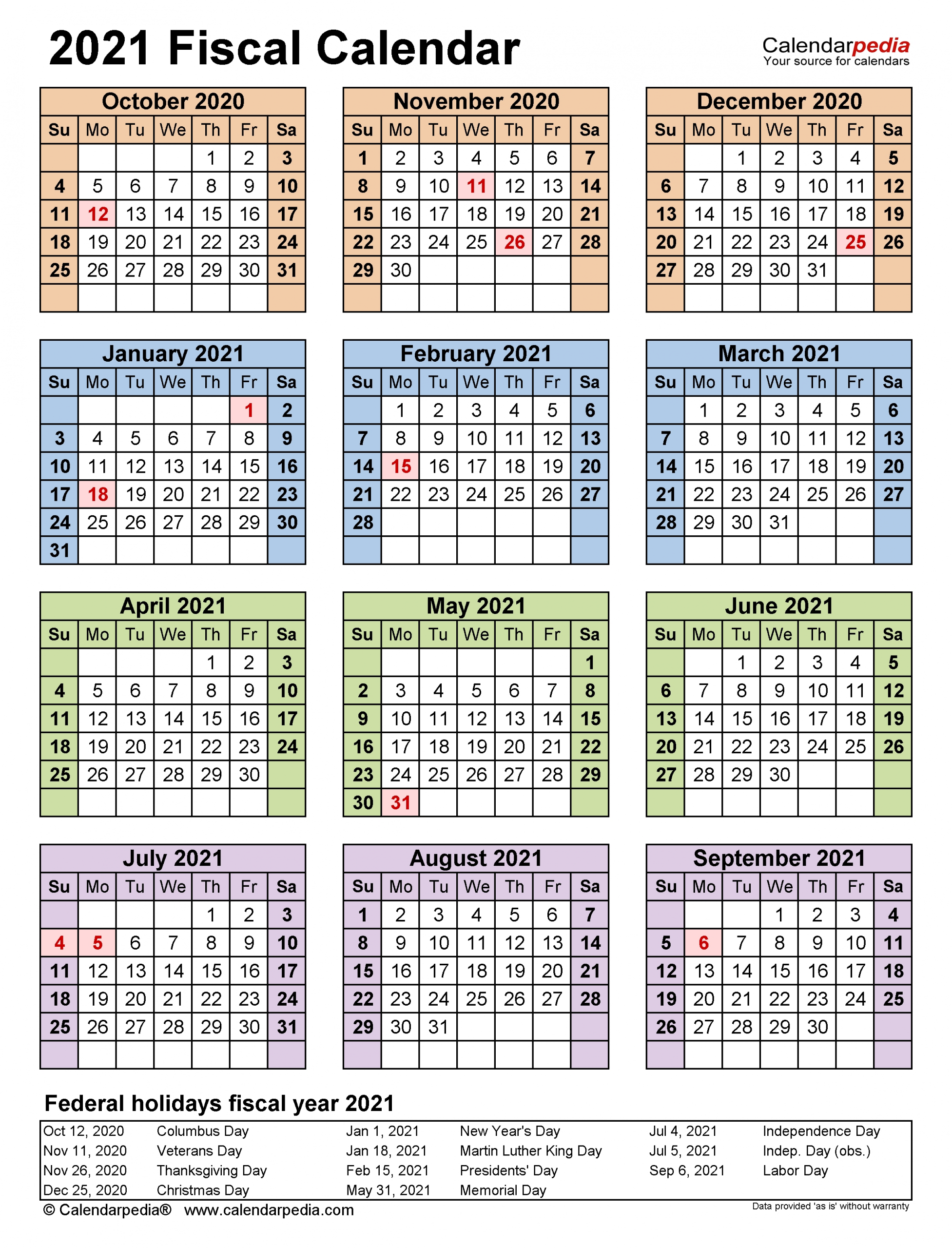 Fiscal Calendars 2021 - Free Printable Excel Templates-2021 Calnder By Week No Excel