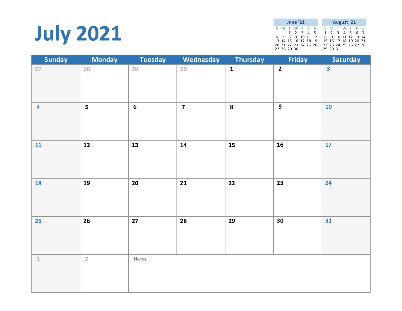 Free Blank July 2021 Printable Calendar Template In Pdf-Fill In The Blank 2021 Calendar With Scripture