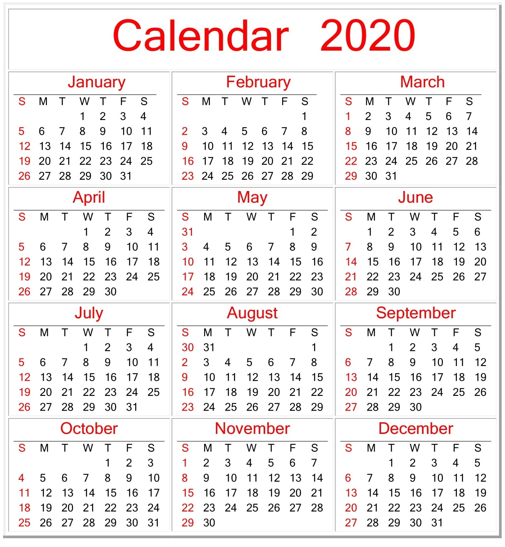 Free Printable Pocket Calendars 2020 | Calendar Template Printable Monthly Yearly-Pocket Calendar Free Online