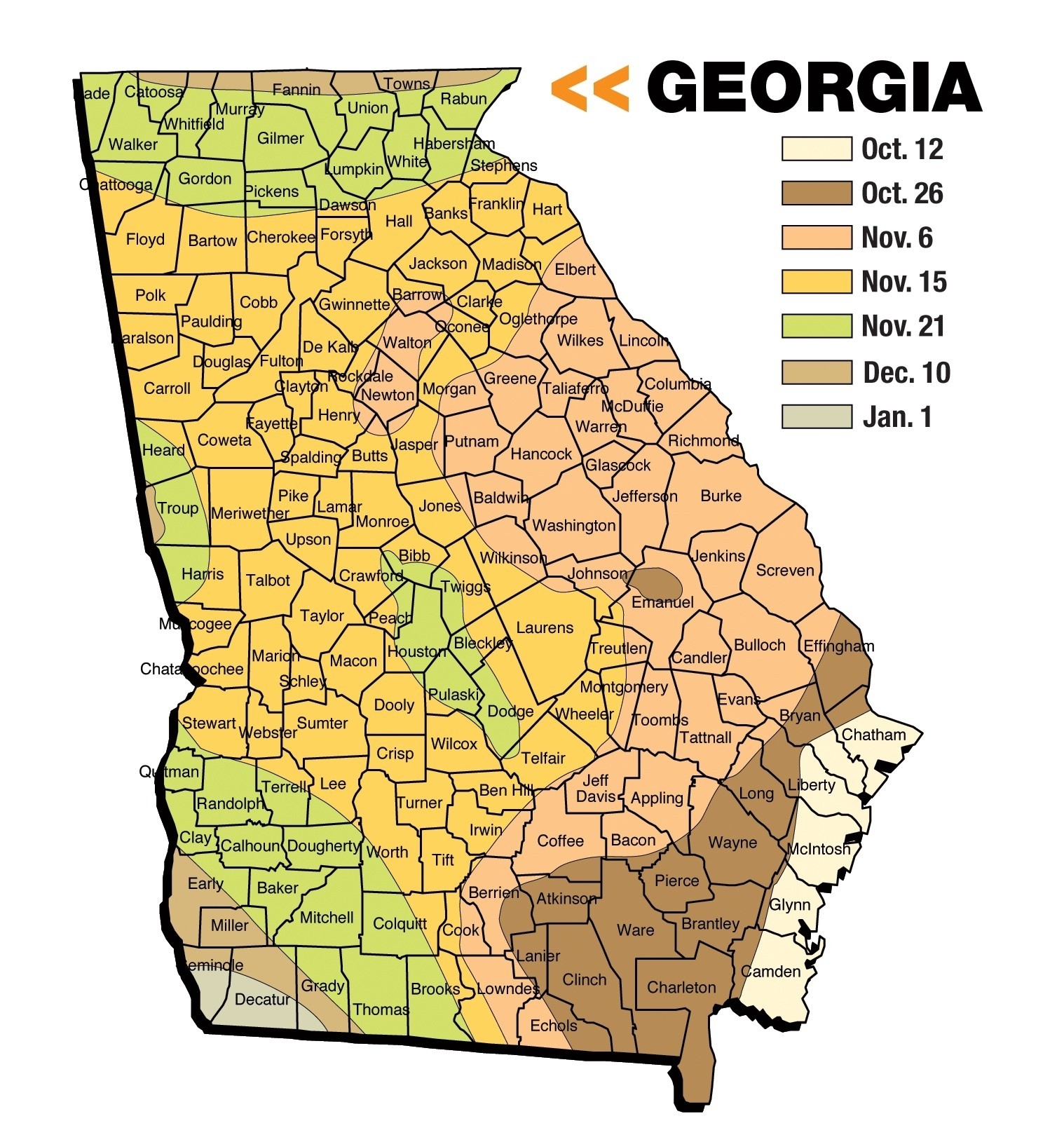 Georgia Rut – Template Calendar Design-Rut Predictions For Michigan 2021