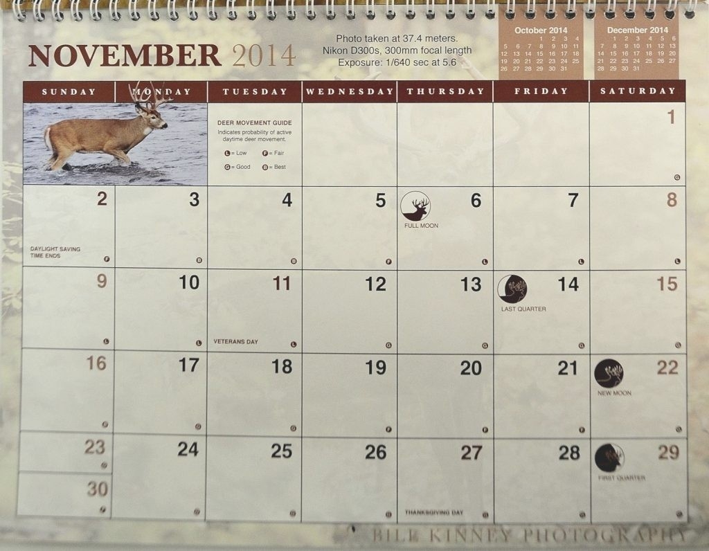 Moon Phase Calendar Hunting | Calendar Image 2020-Northeast Rut Preditctions For 2021