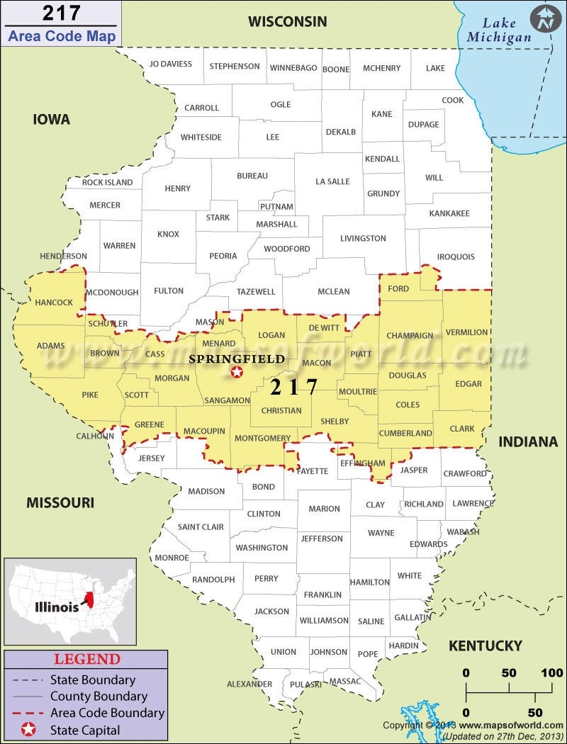 Parts Of Central Illinois To Get A New Area Code | Wsiu-Illinois Rut Report 2021