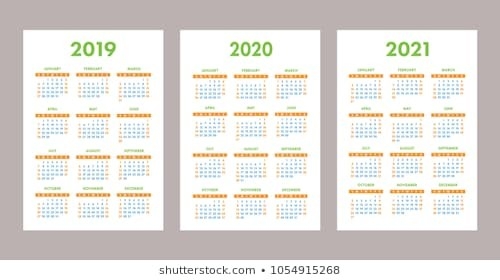 Pocket Calendar 2019 Images, Stock Photos &amp; Vectors | Shutterstock-2021 Pocket Calendar Printable