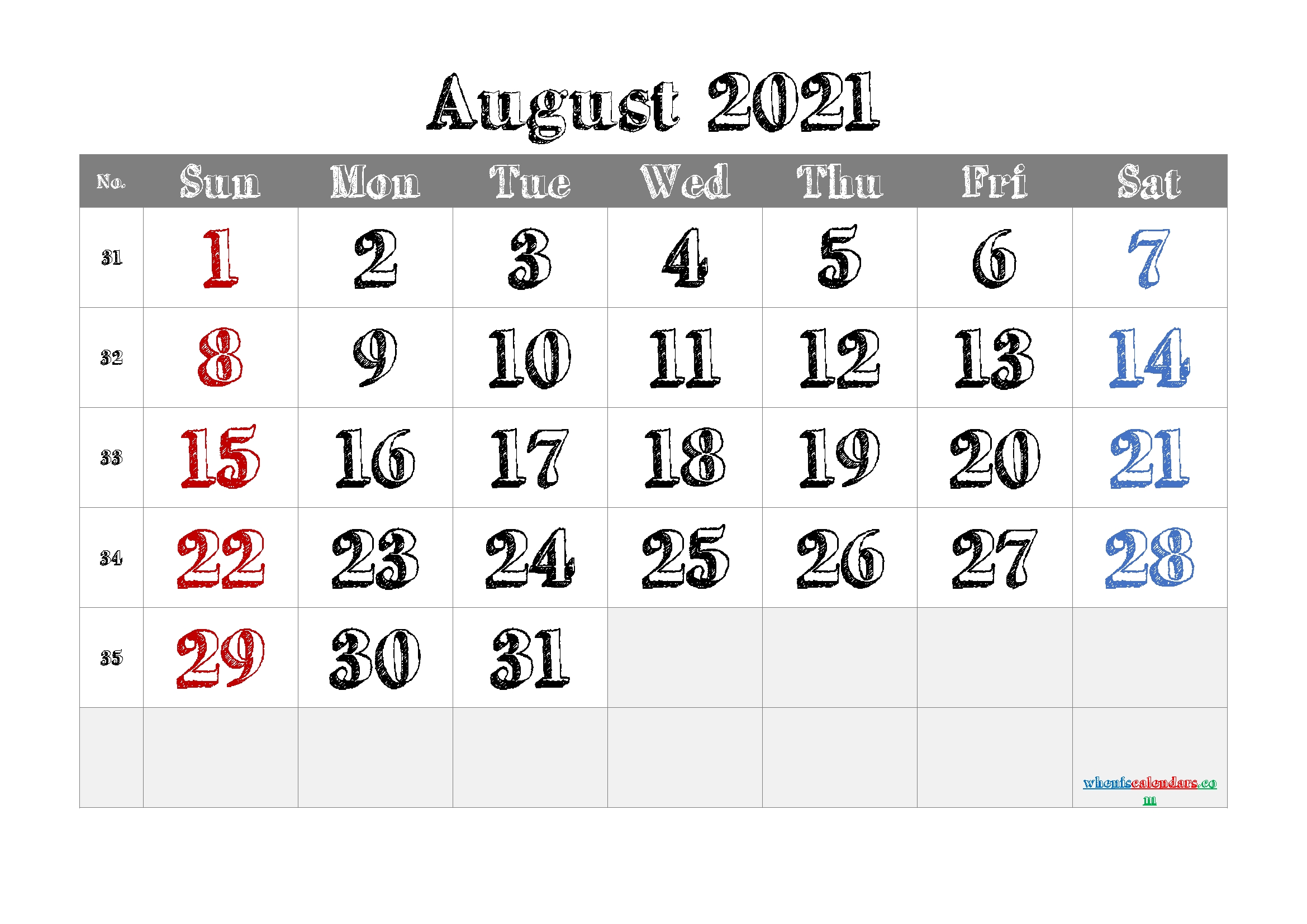 Printable August 2021 Calendar Pdf | Template M21Grutchshaded2 – Free Printable 2020 Monthly-Rut Prediction 2021 Louisiana