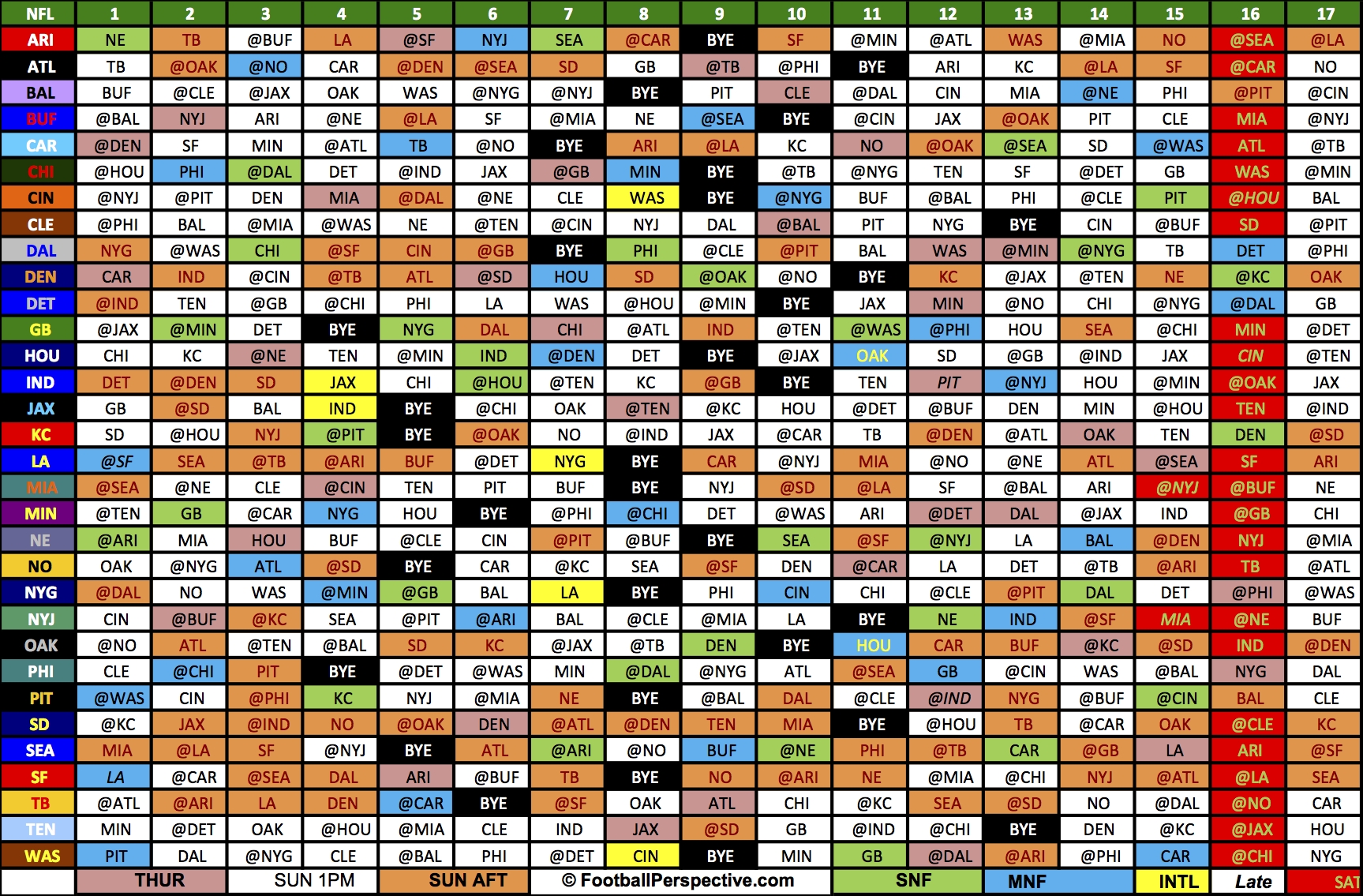 Nfl Schedule 2024 2024 Printable Ranee Nichole