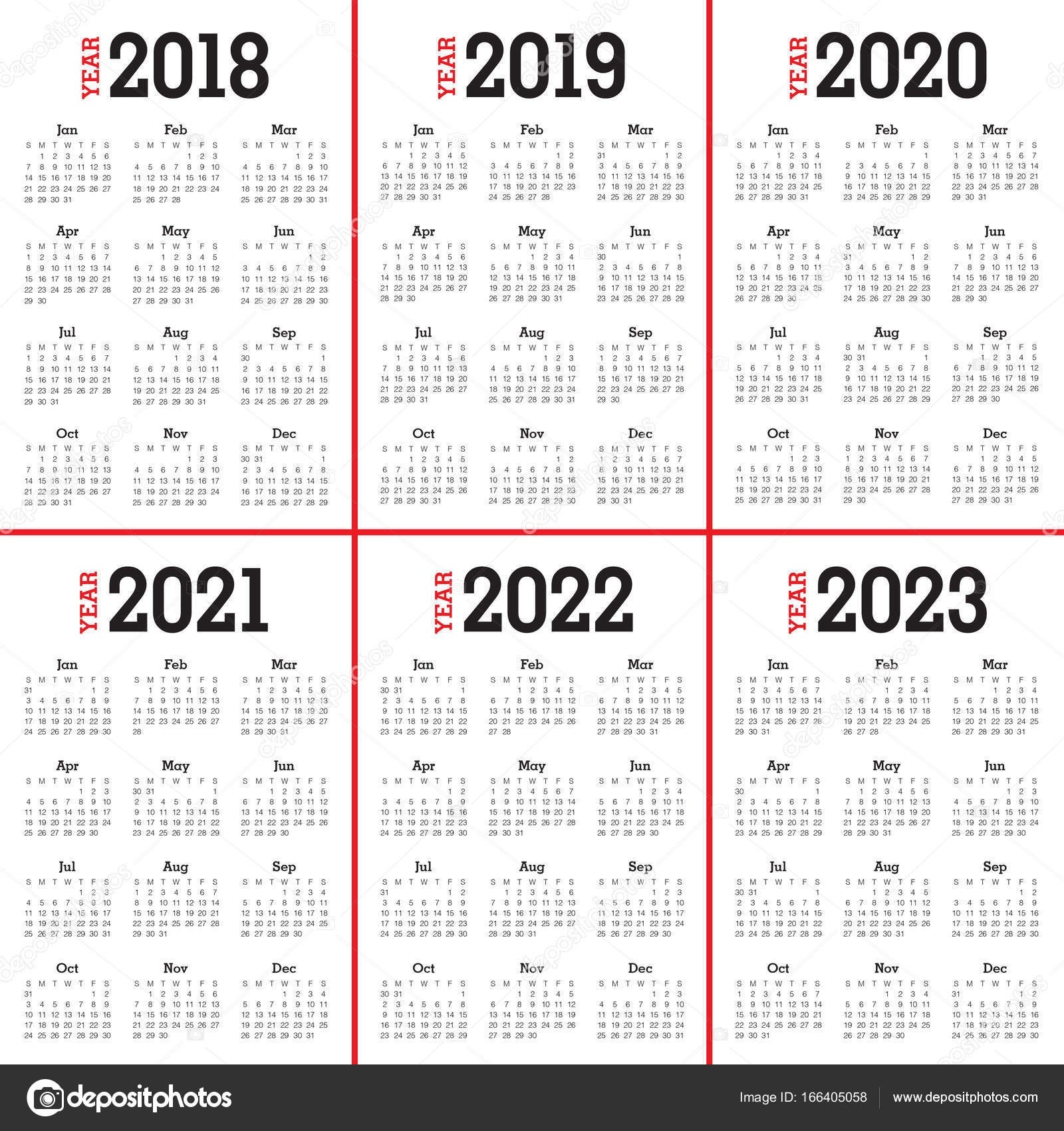 Three Year Calendar 2020 2021 2022 | Calendar Printable Free-3 Year Calendar 2021