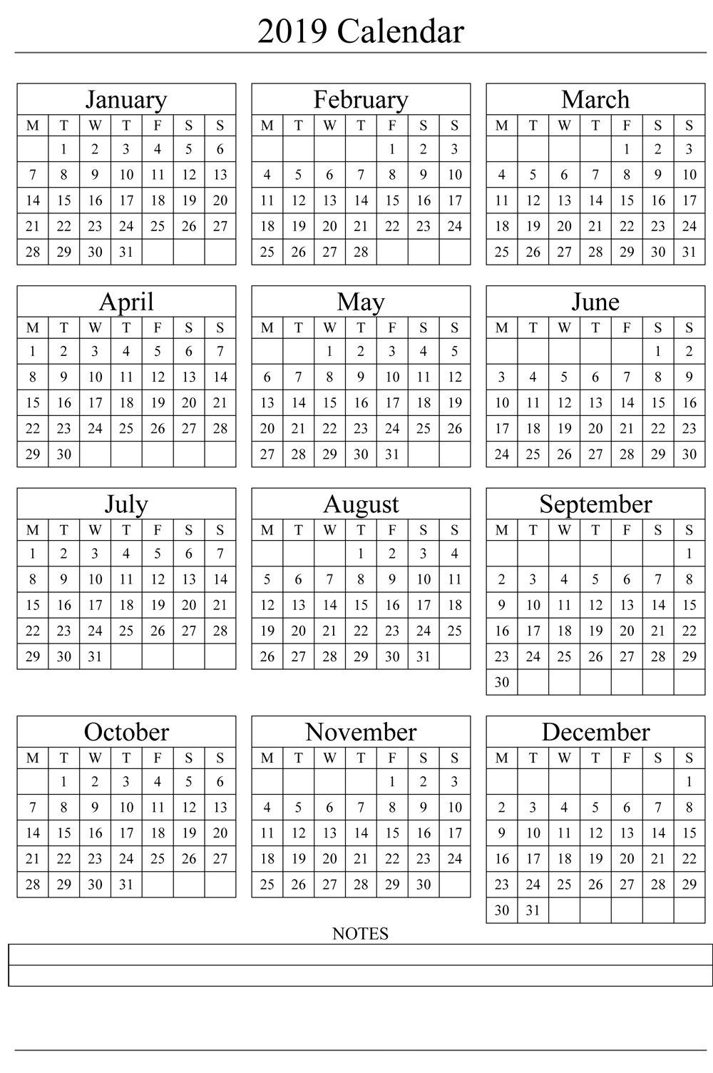 Year Calendar In One Page | Ten Free Printable Calendar 2020-2021-2021 Calendar To Fill In