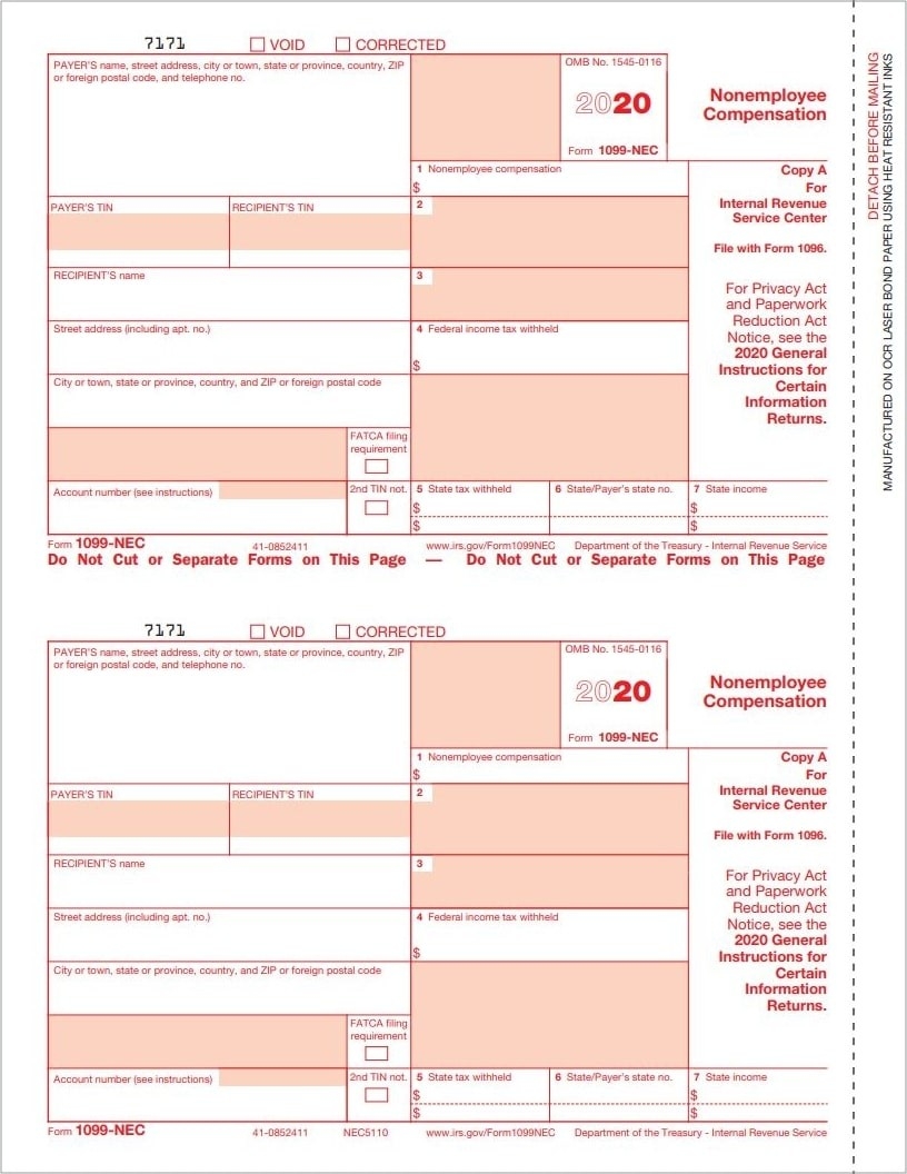 1099 Forms 2021 Printable