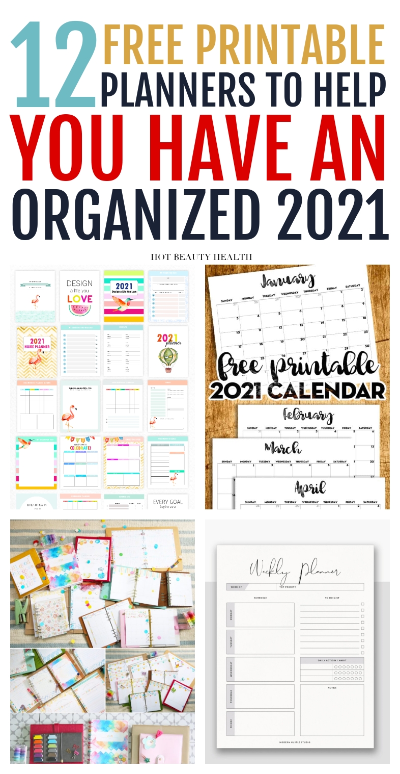 12 Free Printable Planners For 2021 To Organize Your Life-2021 Printable Bill Planner