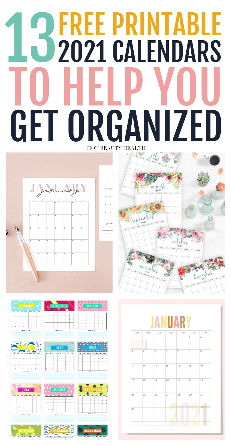13 Cute Free Printable Calendars For 2021 You&#039;Ll Love - Hot-Free Printable Calendar 2 Pages 2021