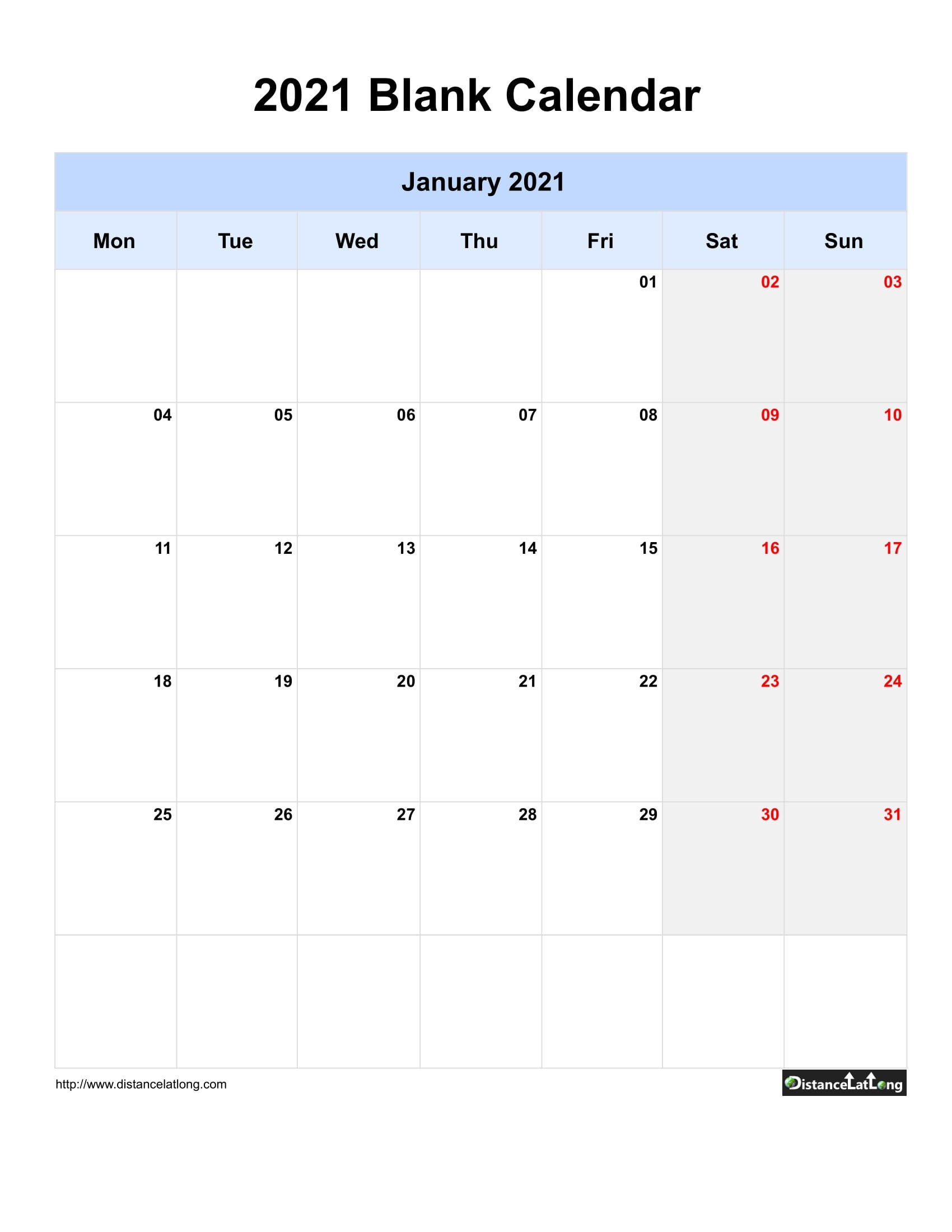 2021 Blank Calendar Blank Portrait Orientation Free-Calendar 2021 South Africa Free Printable
