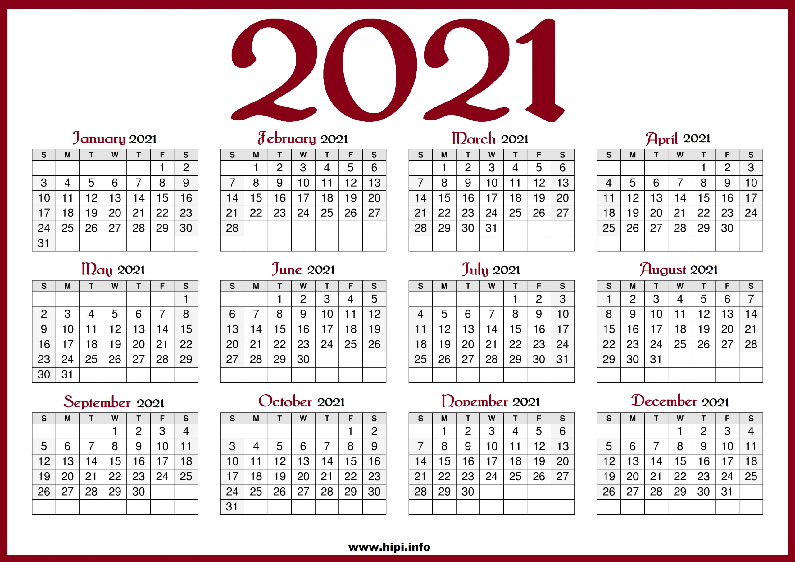 2021 Calendar Wallpapers - Top Free 2021 Calendar-2021 Calendar With Holidays Listed