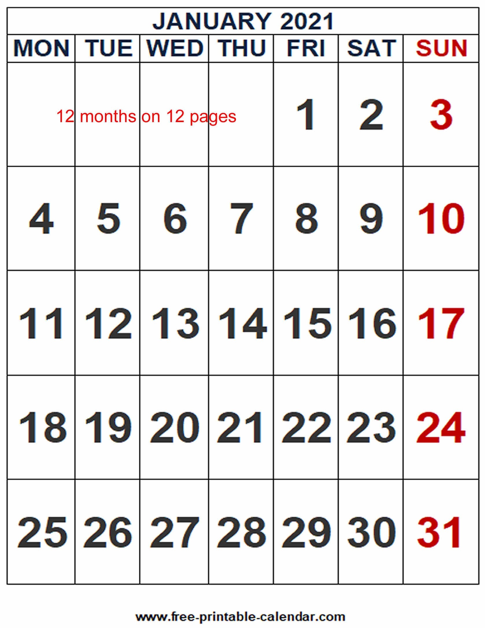 2021 Calendar Word Template - Free-Printable-Calendar-June 2021 Calendar Word Doc