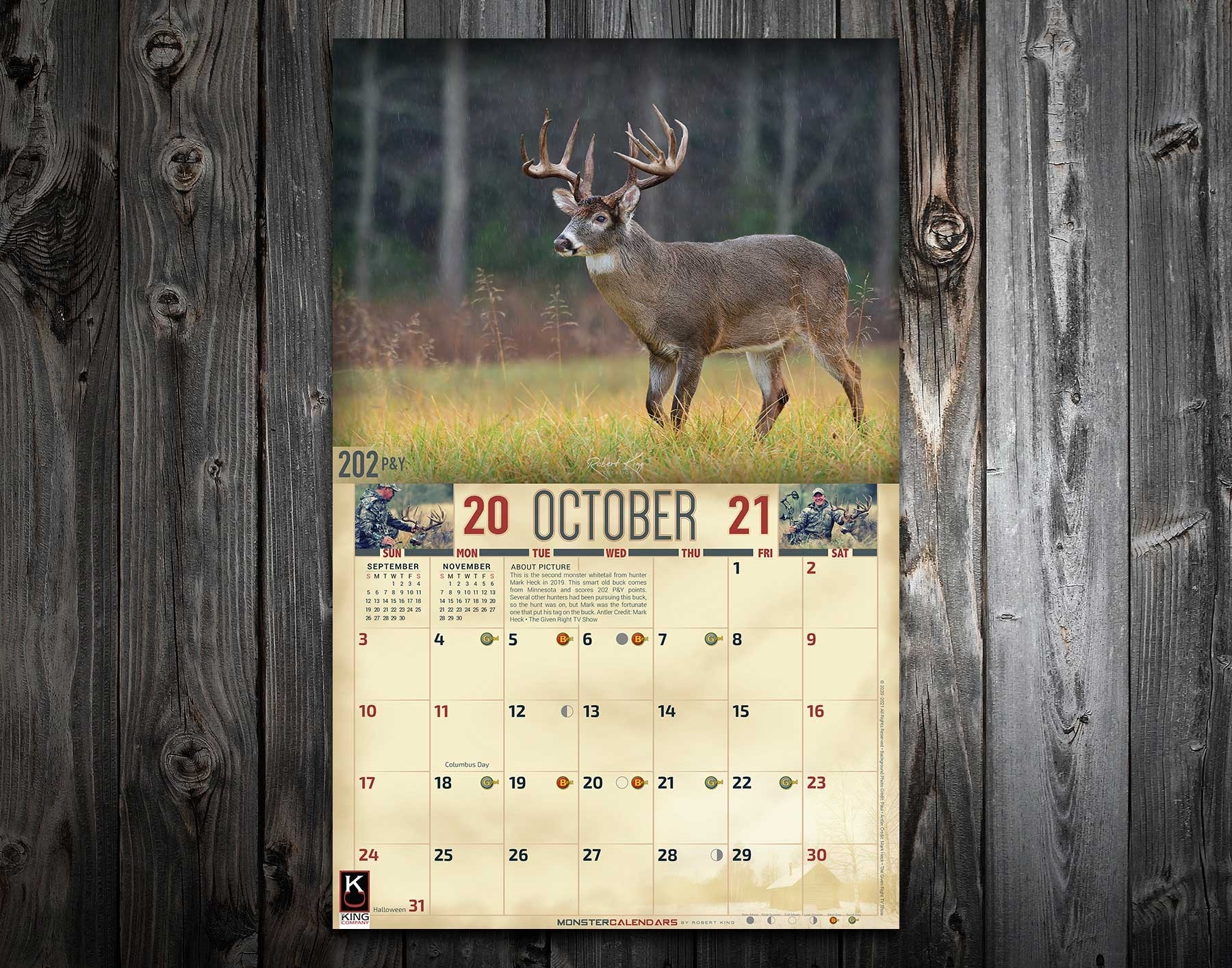 2021 Monster Whitetail Calendar-2021 Whitetail Rut Predictions