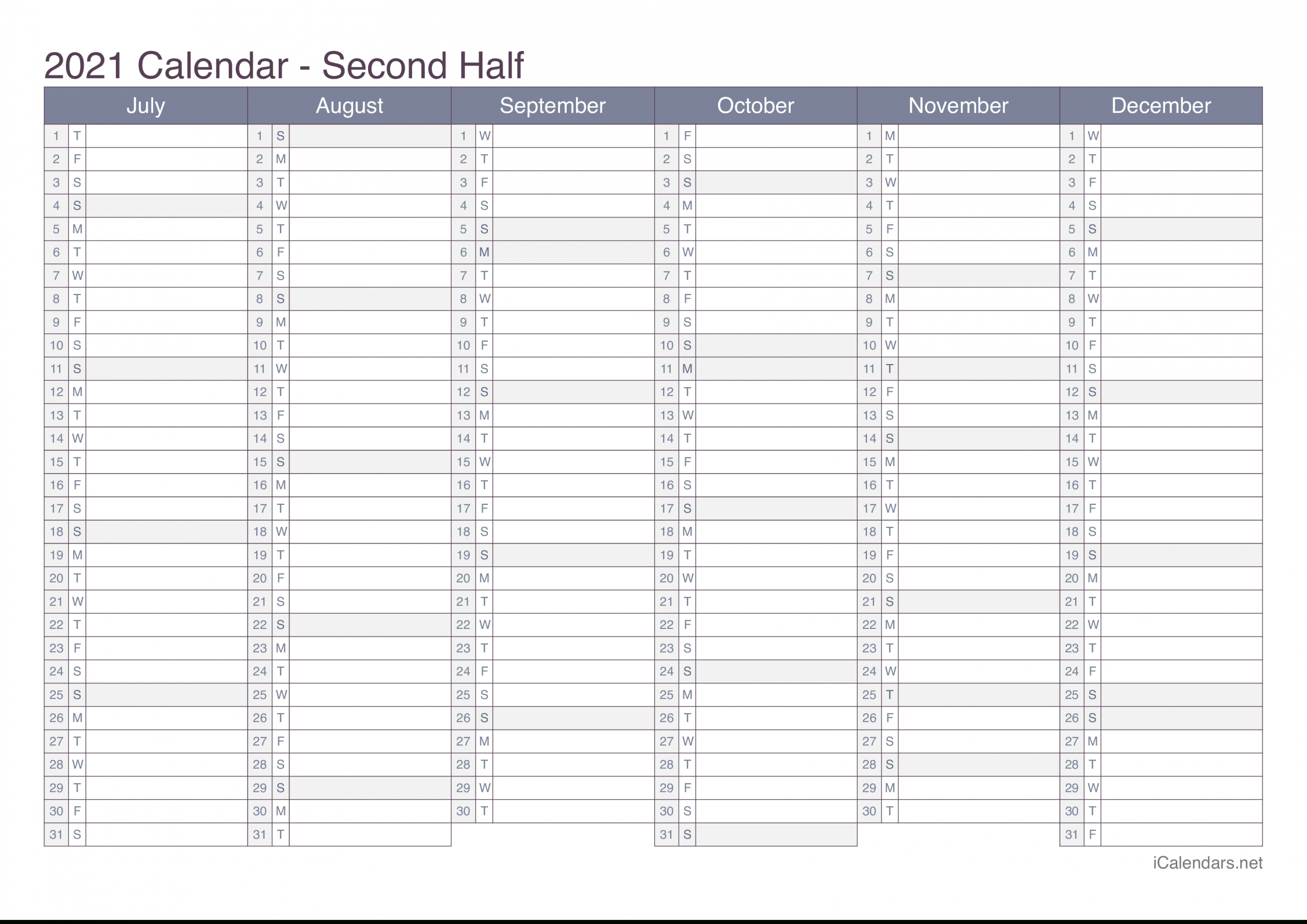 2021 Editable Yearly Calendar | Calendar Template Printable