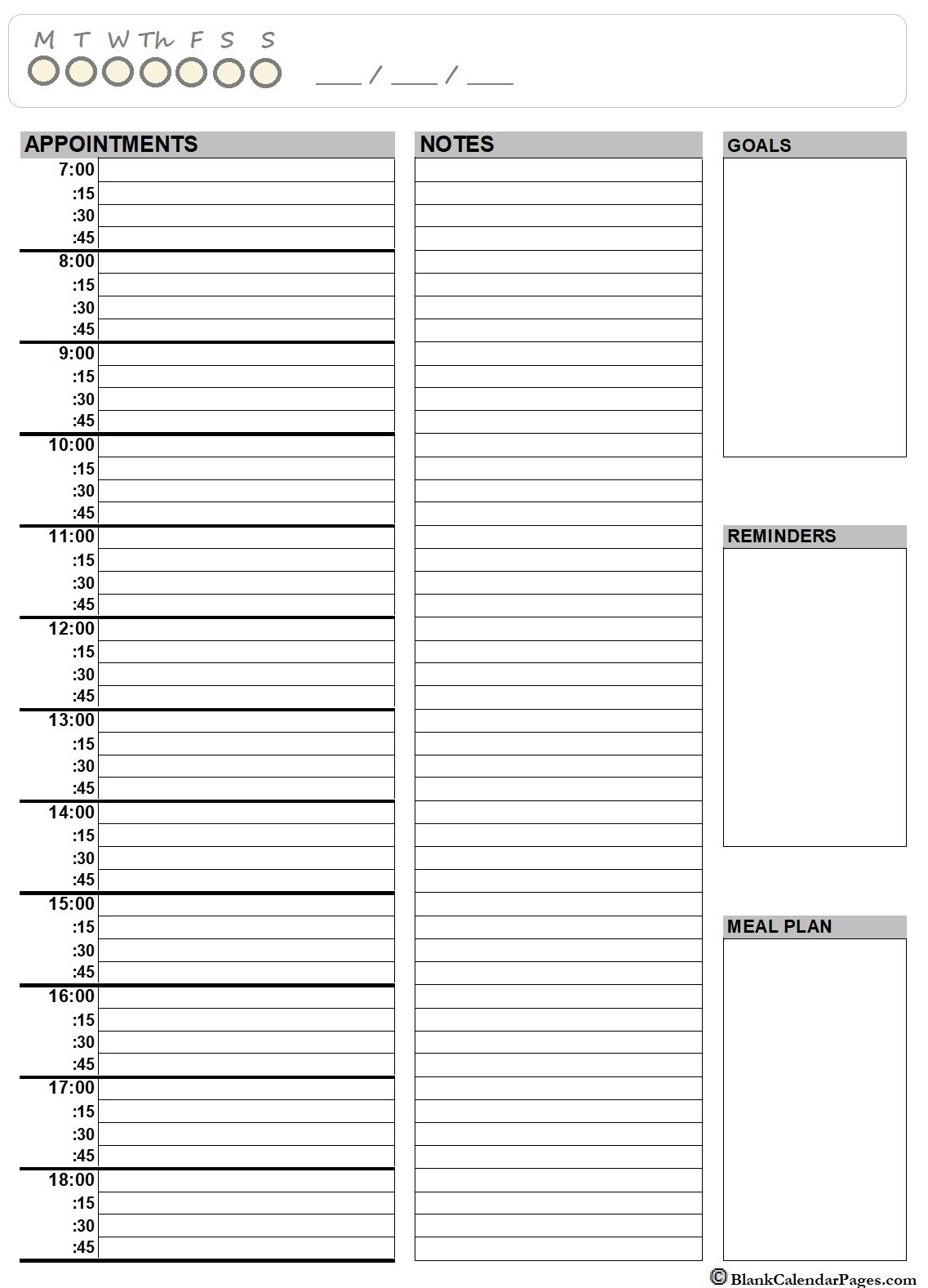 free printable daily task planner