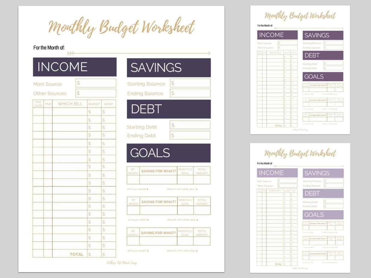 free printable budget planner 2021 pdf