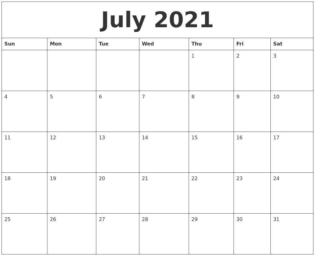 August 2021 Free Printable Calendar-June July August 2021 Calendar Printable