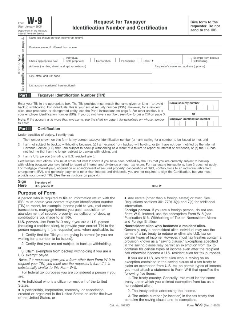 Blank W9 - Fill Out And Sign Printable Pdf Template | Signnow-2021 Printable W 9 Form Free