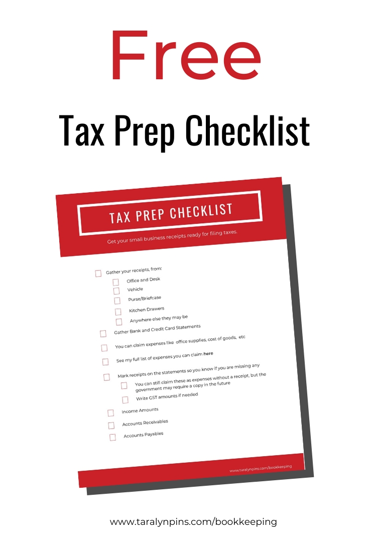 Bookkeeping Checklist In 2020 | Tax Prep Checklist, Tax Prep-Free Printout Tax Desk Card