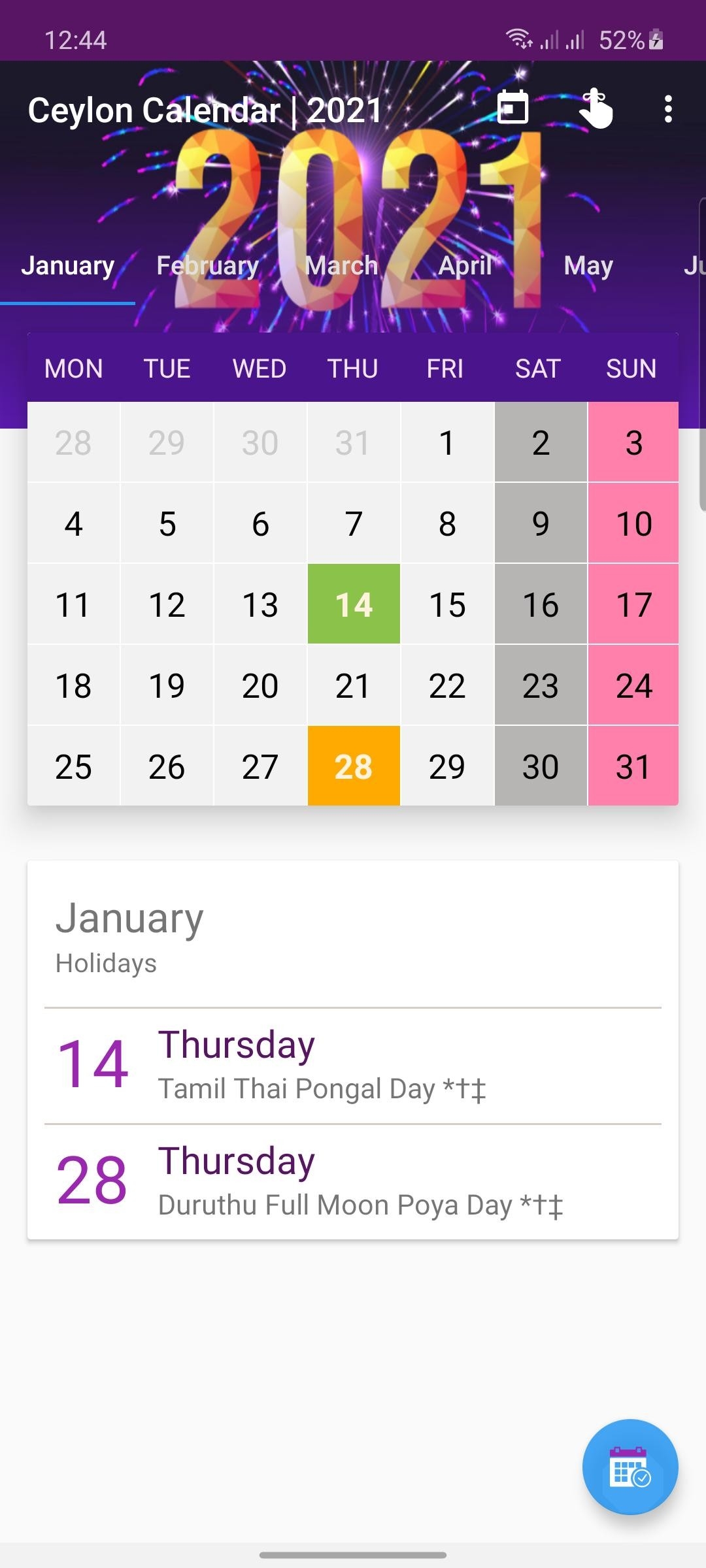 Ceylon Calendar For Android - Apk Download-2021 Calendar With Merchant Holiday Sri Lanka