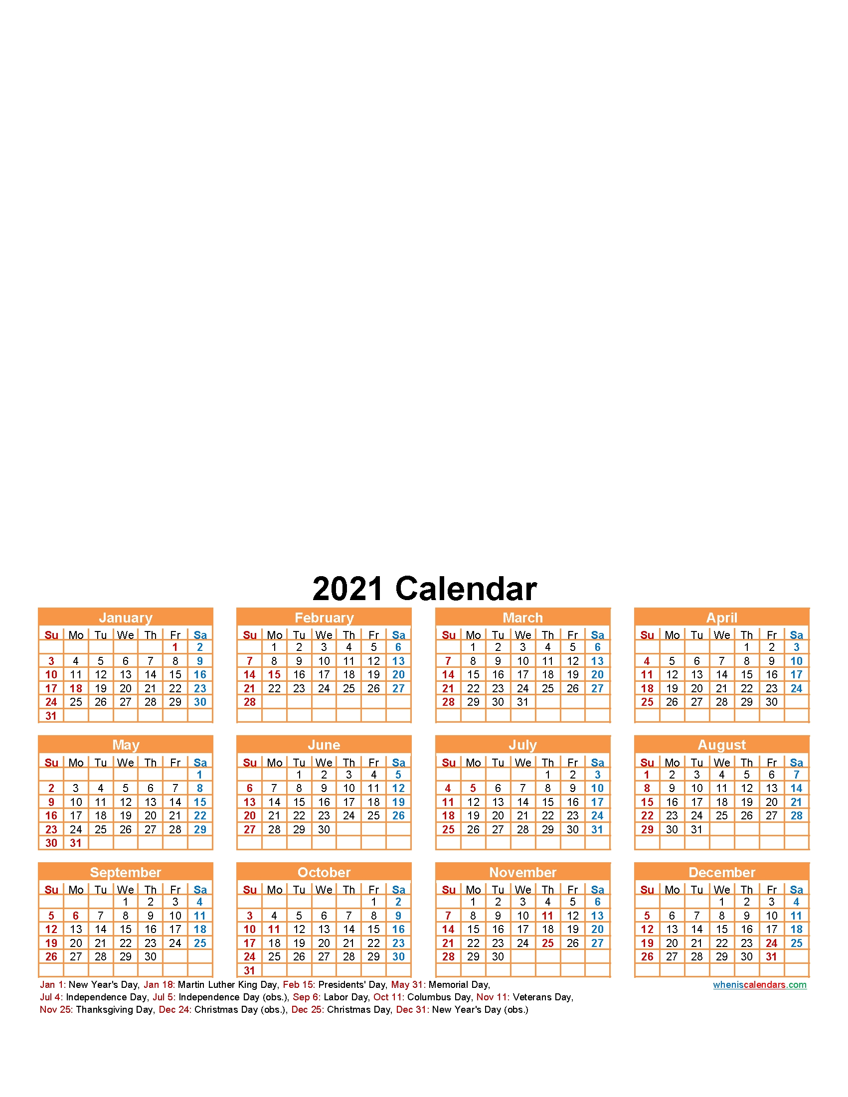 Create Your Own Photo Calendar Online Free 2021 - Template-Online Calendar 2021