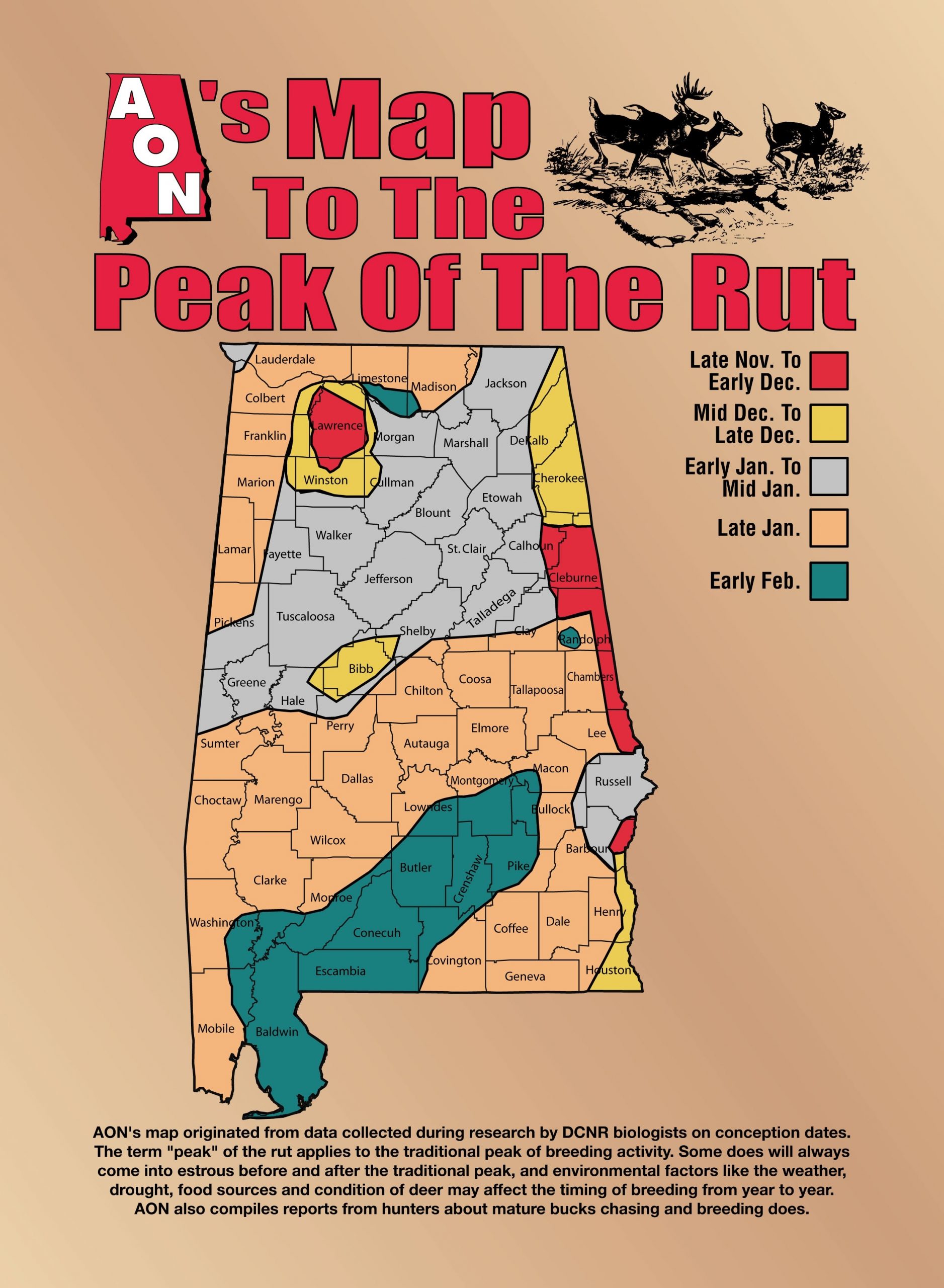 Decoding The Rut-2021 Deer Rut Calaender