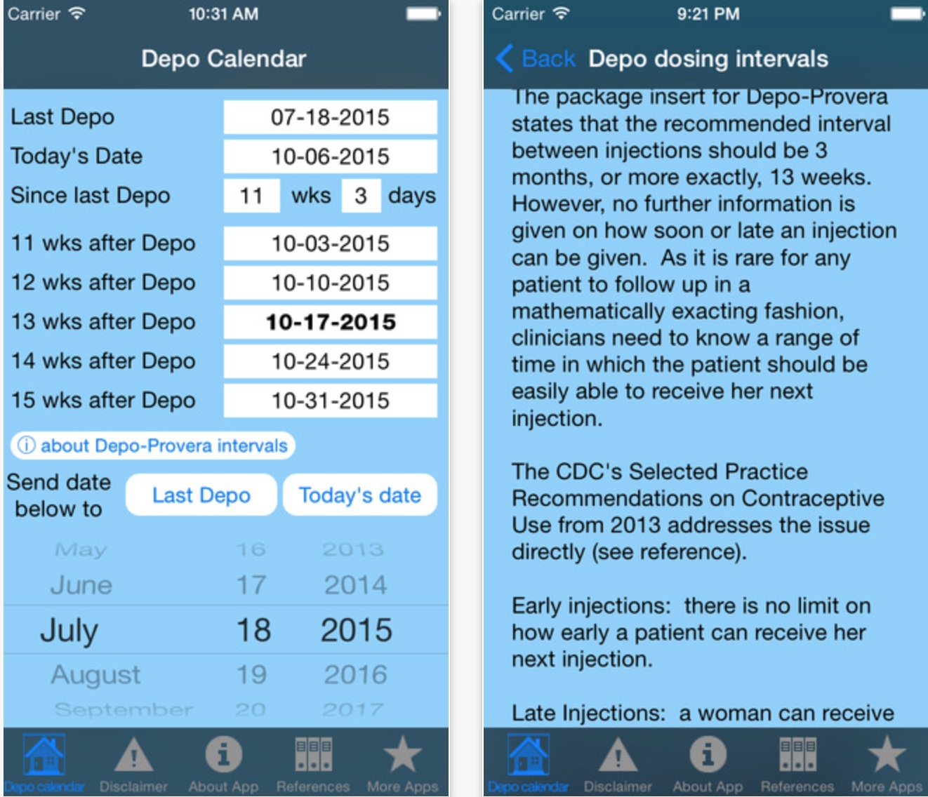 Depo Calendar App Could Significantly Improve Contraception-Depo Provera Calculator 2021