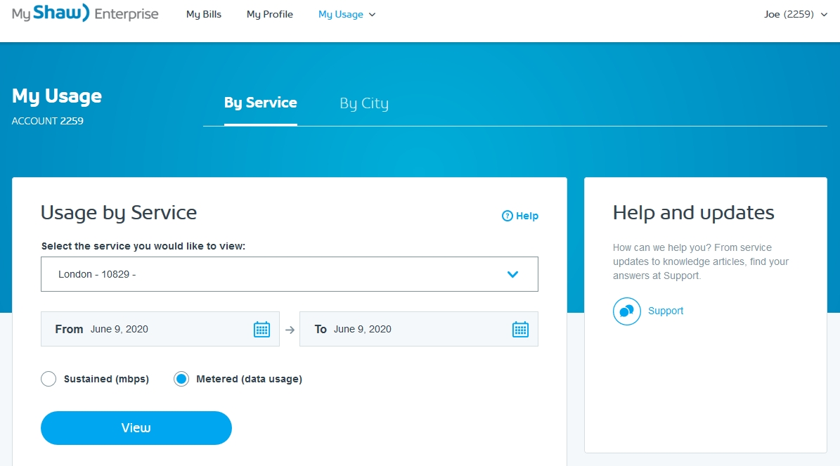 Enterprise Business Billing And Payments-List Of Monthly Shaw Bills For 2021