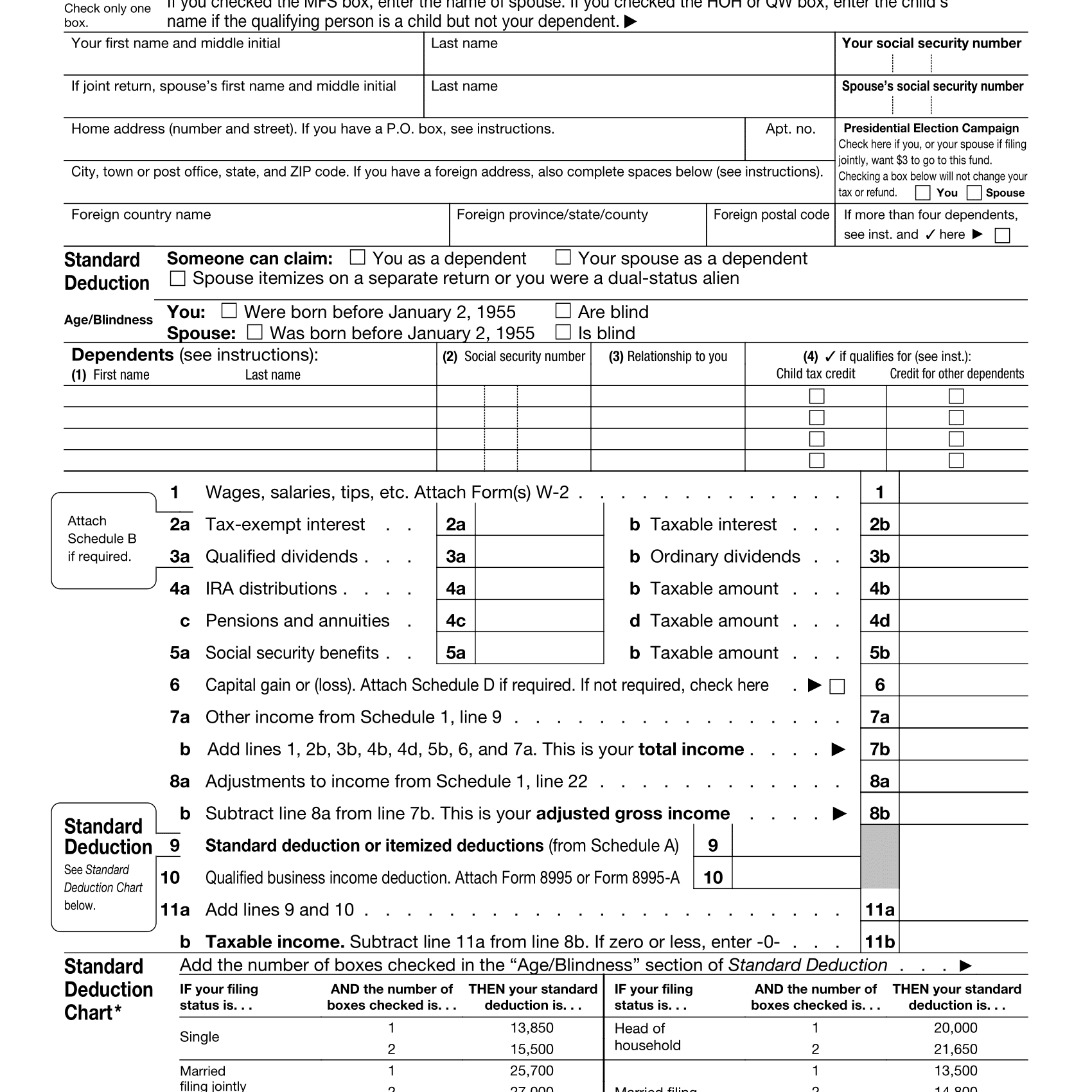 Form 1040-Sr: Seniors Get A New Simplified Tax Form-Irs Tax Forms For 2021 Printable